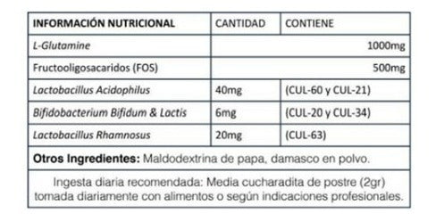Biocare - Mindlinx Powder - En Polvo Con Glutamina 60 Grs