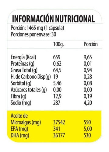 Newsciense - Omega Up Vegano Dha 30 Capsulas