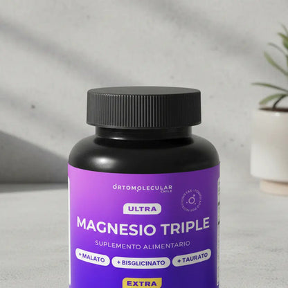 Ortomolecular- Ultra Magnesio Triple 120 Cápsulas