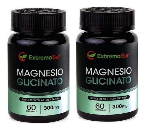 Extremo Sur- x2 Magnesio Glicinato 300 Miligramos 60 Comprimidos