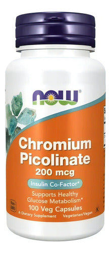 Now - Picolinato De Cromo, 200 Mcg 100 Caps