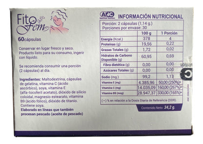 ANC- Fitofem X 2 Unidades - Cuidado Femenino 60 Capsulas