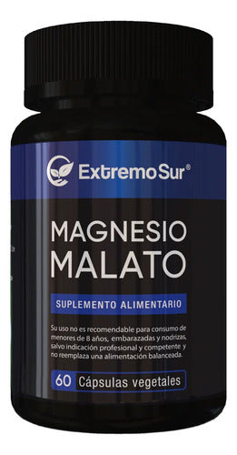 Extremo Sur- Magnesio Malato 500 Miligramos 60 Cápsulas