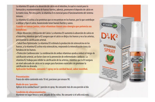 Newscience - Vitamina D3+k2 En Spray, Sabor Menthol