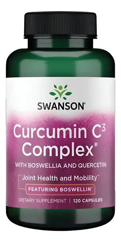 Swanson- Curcumina C3 Boswelia y Quercetina 120capsulas