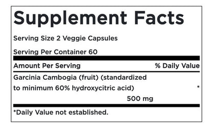 Garcinia Cambogia Pura Termogenico Bajas De Peso Sabor Sin Sabor