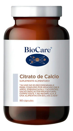 Biocare  - Citrato De Calcio 90 Cápsulas N/a