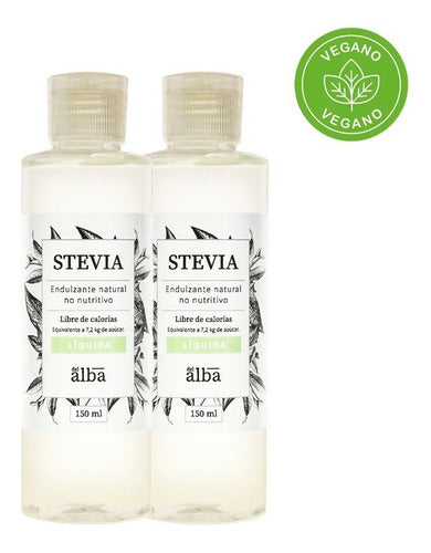 Del Alba - 2 X Unidades Stevia Líquida 150 Ml