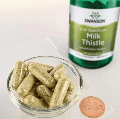 Swanson- Milk Thistle vcardo mariano  (full Spectrum) 500mg 100 Capsulas