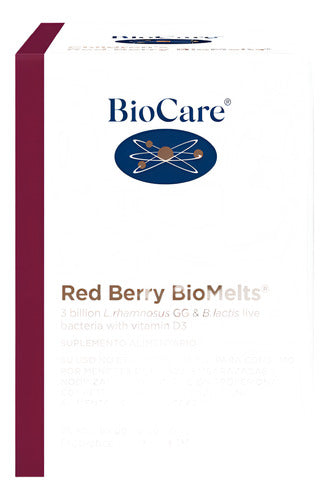 Biocare- Red Berry Biomelts Probióticos Con Vitamina D3 para Niños
