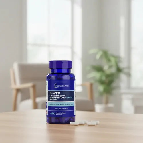 Puritans Pride - 5-htp  100mg 120 Cápsulas Sin Sabor