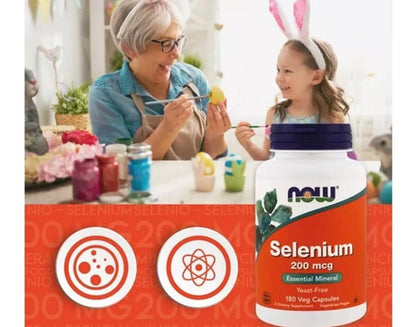 Now - Selenio Now 200 Mcg X 90 Capsulas