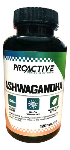 Ashwagandha 120 Tabletas Antidepresivo/estrés/ansiedad Sabor N/a