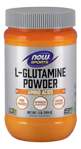 Now - L-glutamina  En Polvo 454 Grs N/a