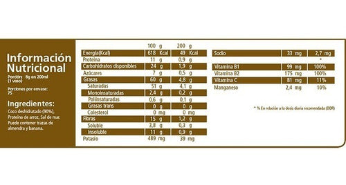 Aquasolar - Veggimilk Coco 200g Coco