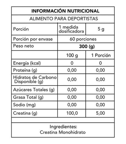Newpharma - Creatina Monohidratada 300 Grs