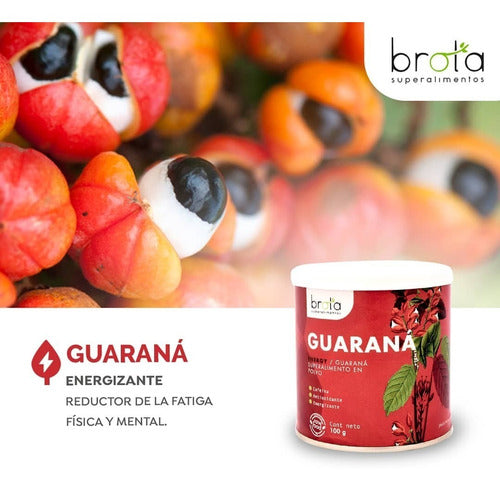 Brota - Guarana En Polvo Superalimento 100 Gramos