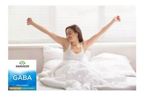 Swanson- Gaba Maximum Strength 750mg (relajación) 60 Capsulas 