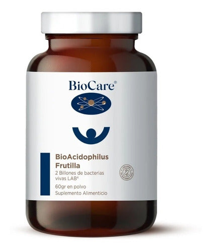 Biocare Bioacidophilus Probioticos Bebes Niños Digestion Frutilla