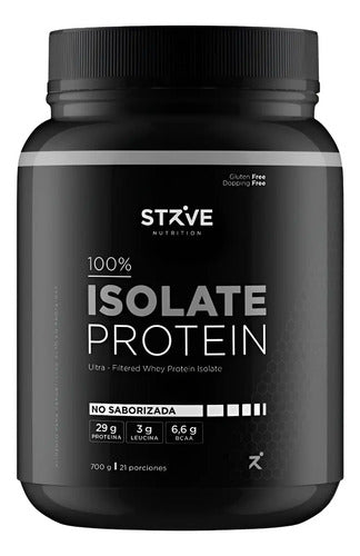 Strive - Proteína Aislada X 700g (solo 2 Ingredientes) Sin Sabor