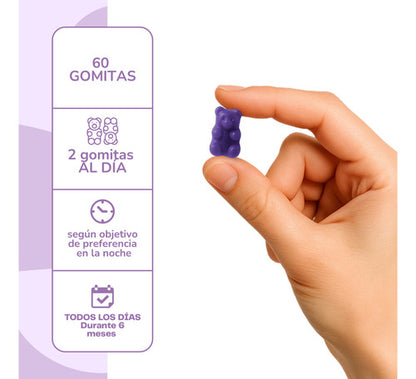 Karun Life - Magnesio L-triptófano Vitamina B6 60 Gomitas
