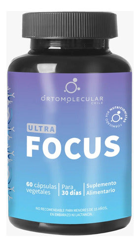 Ortomolecular- Ultra Focus 60 Cápsulas