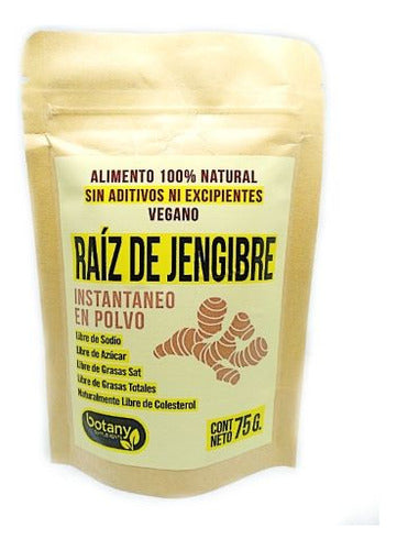 Botany- Raiz De Jengibre En Polvo  Organico 75gramos