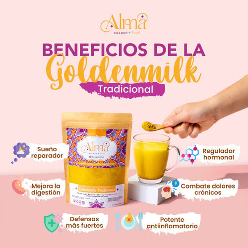 Alma Golden Food - Goldelmilk Tradicional 80gramos
