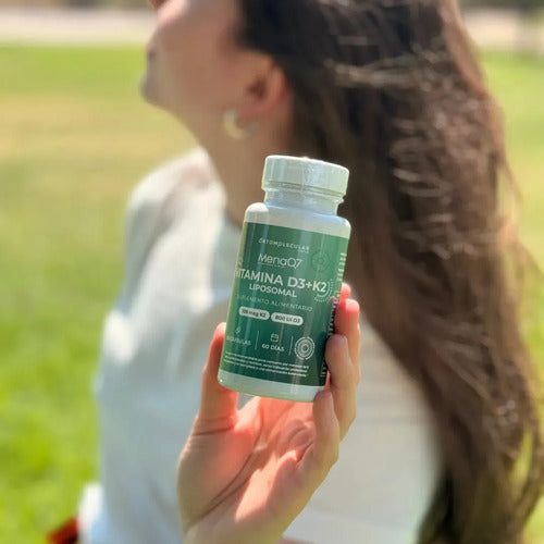 Ortomolecular- Vitamina D3 + K2 Menaq7 Liposomal Salud Osea  y Cardiovascular  60 Capsulas