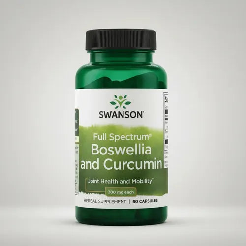 Swanson- Boswellia Curcumina movilidad y articulaciones  60capsulas