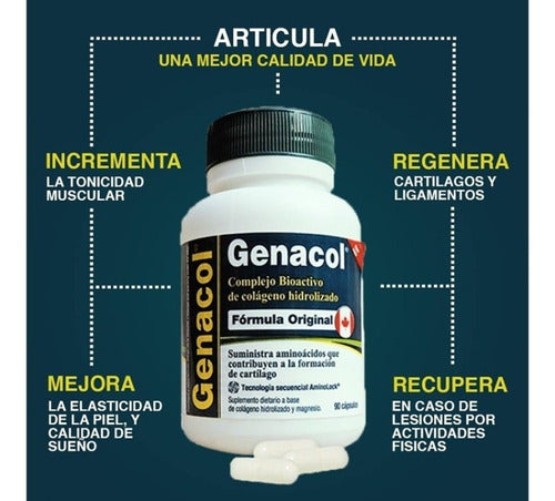 Genacol: Colágeno Hidrolizado (90 Cápsulas)