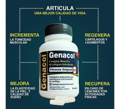 Genacol: Colágeno Hidrolizado (90 Cápsulas)