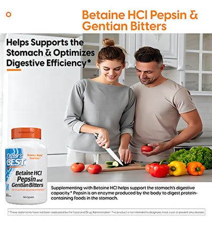 Betaina Hcl 360 Capsulas 650mg