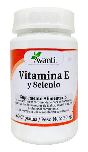 Avanti- Vitamina E + Selenio 60 Cápsulas