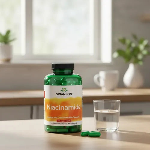 Swanson- Niacinamida Vitamina B3  500 Mg 250 Caps Neutro