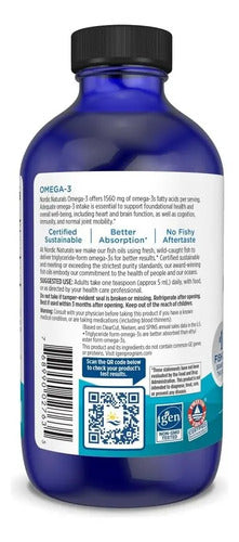 Nordic naturals- Omega 3 Limón 237 Ml Limón