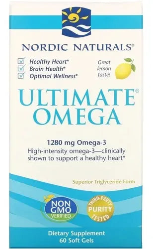 Nordic Naturals - Ultimate Omega 3 1280mg Limón 60capsulas 
