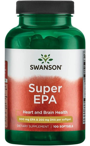 Swanson - Super Epa Omega 3, Epa = 300, Dha =200 (100 Caps)