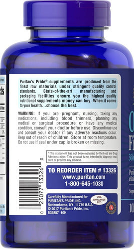 Puritan's Pride Omega-3 Oil 1200 Mg (360 Mg Active Omega-3)