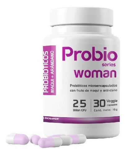 Biosamer- Probióticos Woman  Flora Intestinal 30 Capsulas