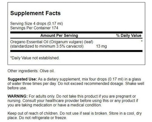 Swanson - Aceite De Orégano Extracto Liquido 174 Servicios