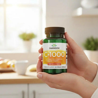 Swanson- Vitamina C1000 Con Rosa Mosqueta 30capsulas 