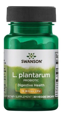 L Plantarum Probiotico 10 Billones Cfu/ 30cap Veg. Swanson