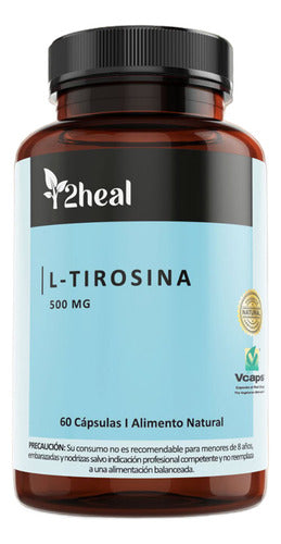 2heal - L-tirosina 500mg 60caps