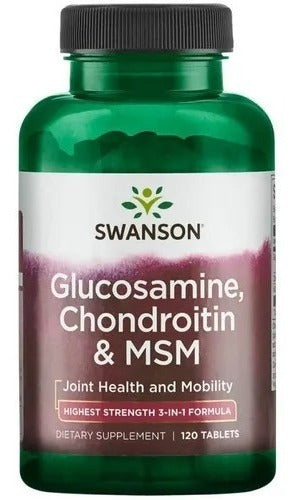 Swanson- Glucosamine Chondroitin & Msm 120tabletas