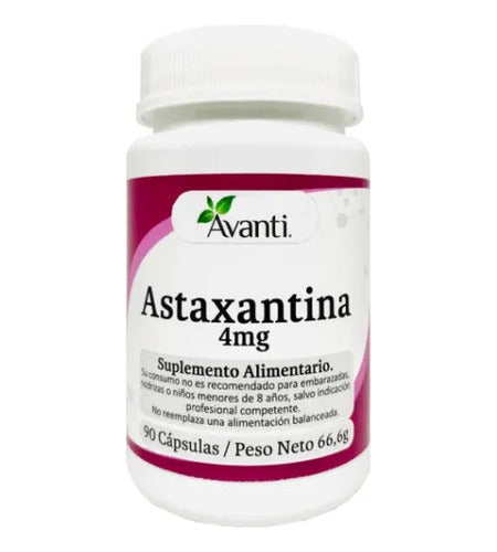 Avanti- Astaxantina 12 Miligramos 90 Cápsulas