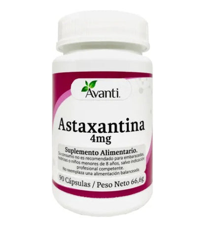 Avanti- Astaxantina 12 Miligramos 90 Cápsulas