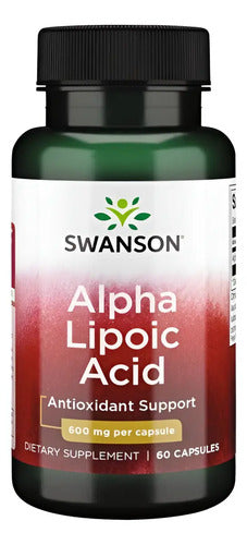 Swanson- Acido Alfa Lipoico 600 Mg 60 Capsulas