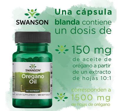 Swanson- Oregano Oil 150mg 120capsulas