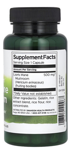  Swanson- Melena De Leon 500mg 60 Capsulas